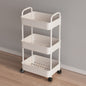 3 Tier Storage Trolley Cart On Wheels Kitchen Bathroom Laundry Rolling Rack