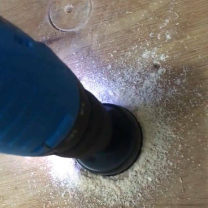 11PCS CUTTER SET Round Circular Drill Cutting Case Kit Metal Alloy Wood