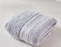 Large Men's Women's Gray Thick Absorbent Cotton Household Towels