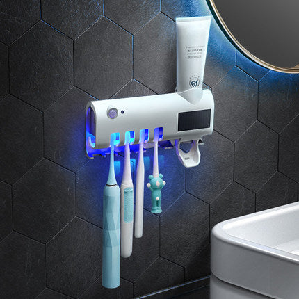 Smart Toothbrush UV Sterilization- Wall-mounted Toothbrush Holder
