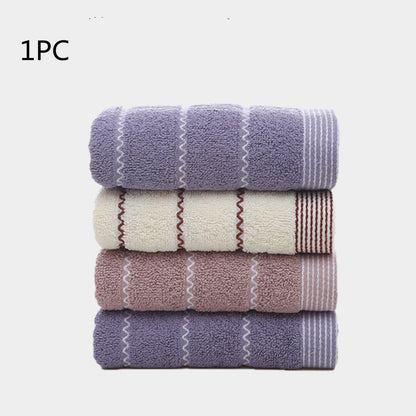 4 Pack of Cotton Towels Face And Bath Towel