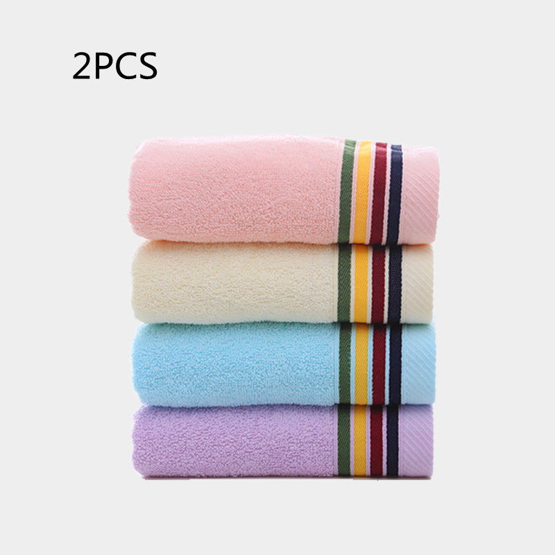 4 Pack of Cotton Towels Face And Bath Towel