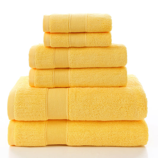 Luxury Cotton Bath Towels Set of 6