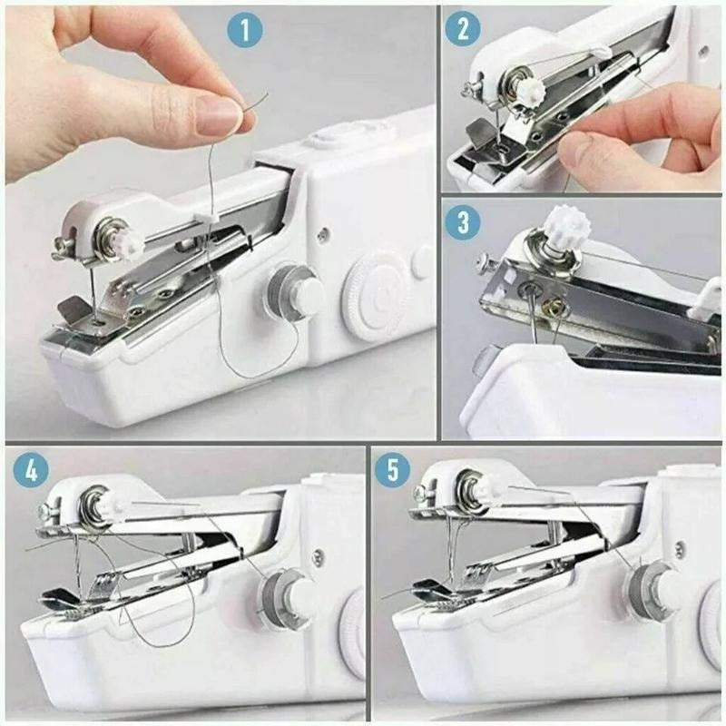 Mini Handheld Cordless Sewing Battery Operated Machine Hand Held Thread Clothes Portable  UK