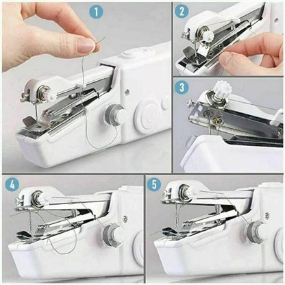 Mini Handheld Cordless Sewing Battery Operated Machine Hand Held Thread Clothes Portable  UK