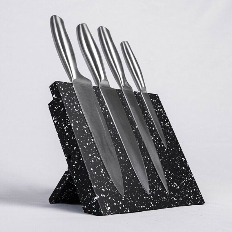 UK Magnetic Knife Holder Knife Block Rack Kitchen Organisation Cutlery Set Storage