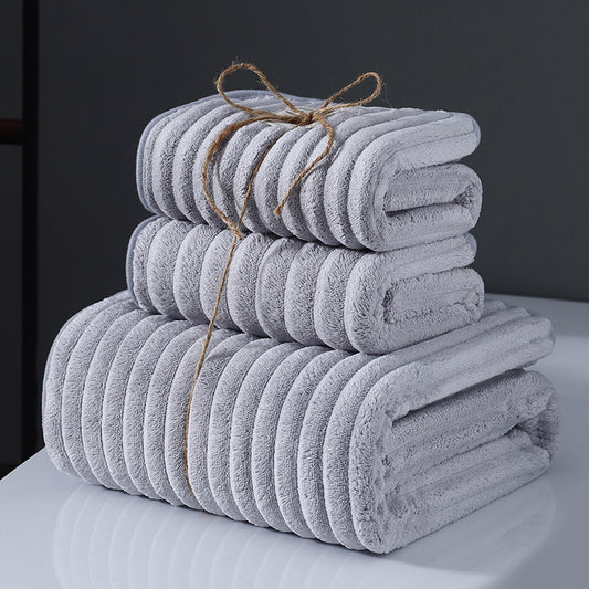 Super Soft And Transient Absorption Coral Fleece Towels