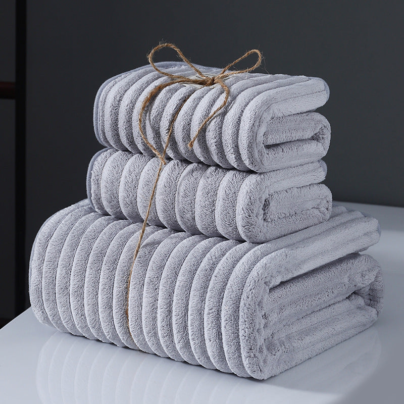 Super Soft And Transient Absorption Coral Fleece Towels