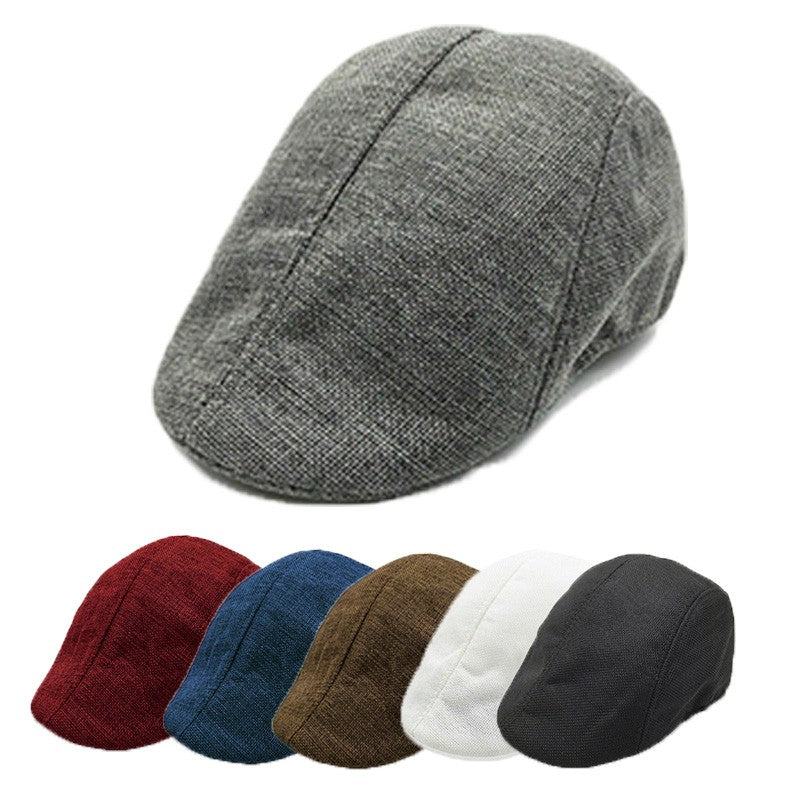 UK Mens Boys Hat Country Peaky Golf Driving Cabbie Hat Caps Retro Flat Cap Beret