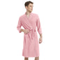Four-season Waffle-knit Bathrobes For Couples