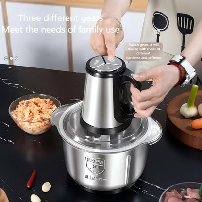 5L Electric Meat Grinder Mincer Mixer Blender Food Chopper Processor Blender