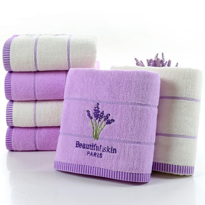 Pure Cotton Lavender Perfumed Bath Towel – Soft, Fresh & Luxuriously Scented