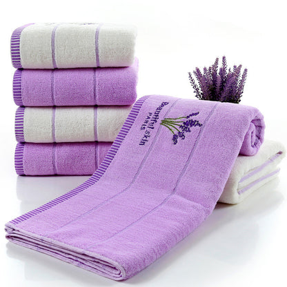 Pure Cotton Lavender Perfumed Bath Towel – Soft, Fresh & Luxuriously Scented