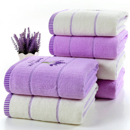 Pure Cotton Lavender Perfumed Bath Towel – Soft, Fresh & Luxuriously Scented