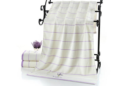 Pure Cotton Lavender Perfumed Bath Towel – Soft, Fresh & Luxuriously Scented