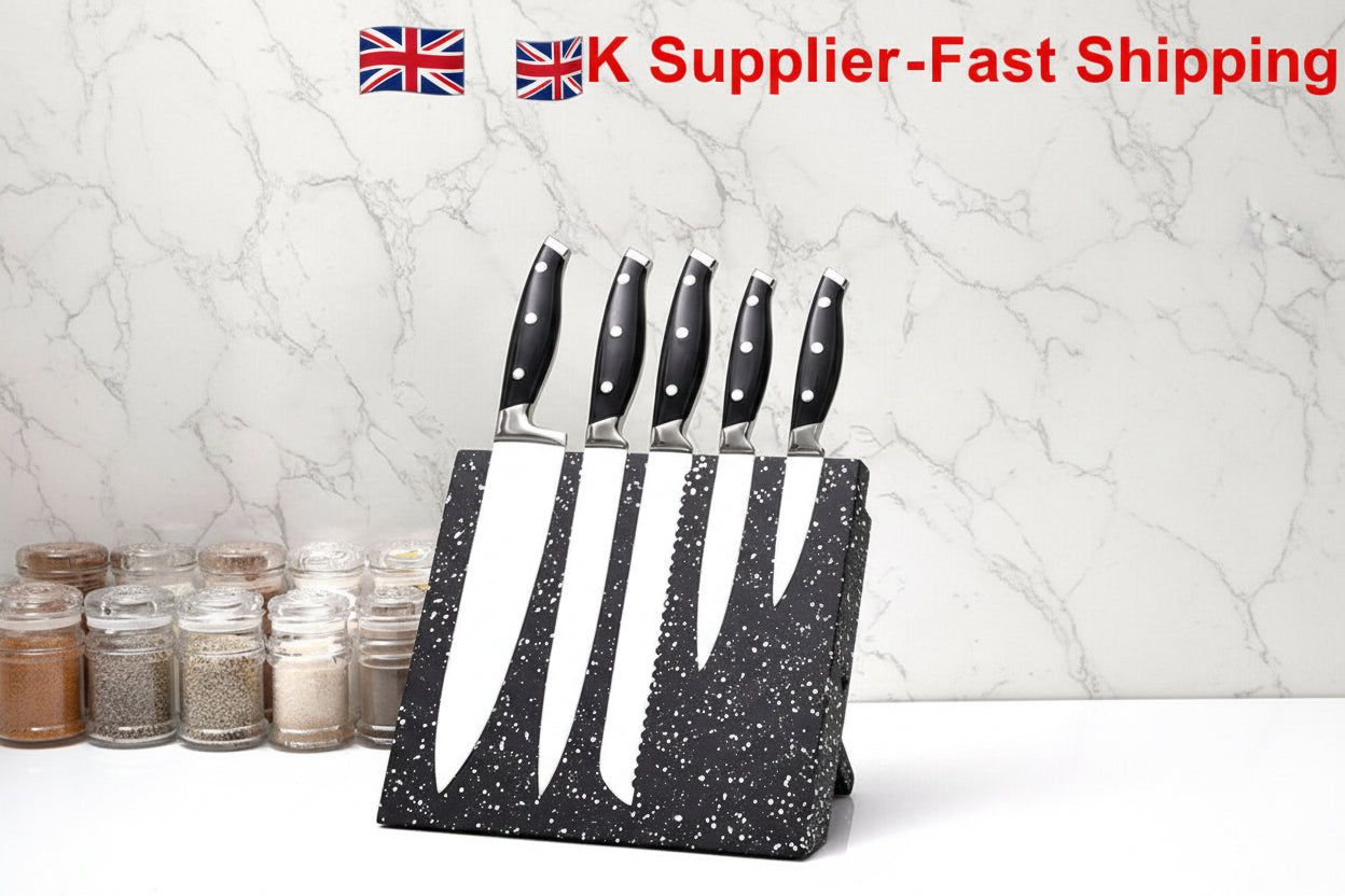 UK Magnetic Knife Holder Knife Block Rack Kitchen Organisation Cutlery Set Storage
