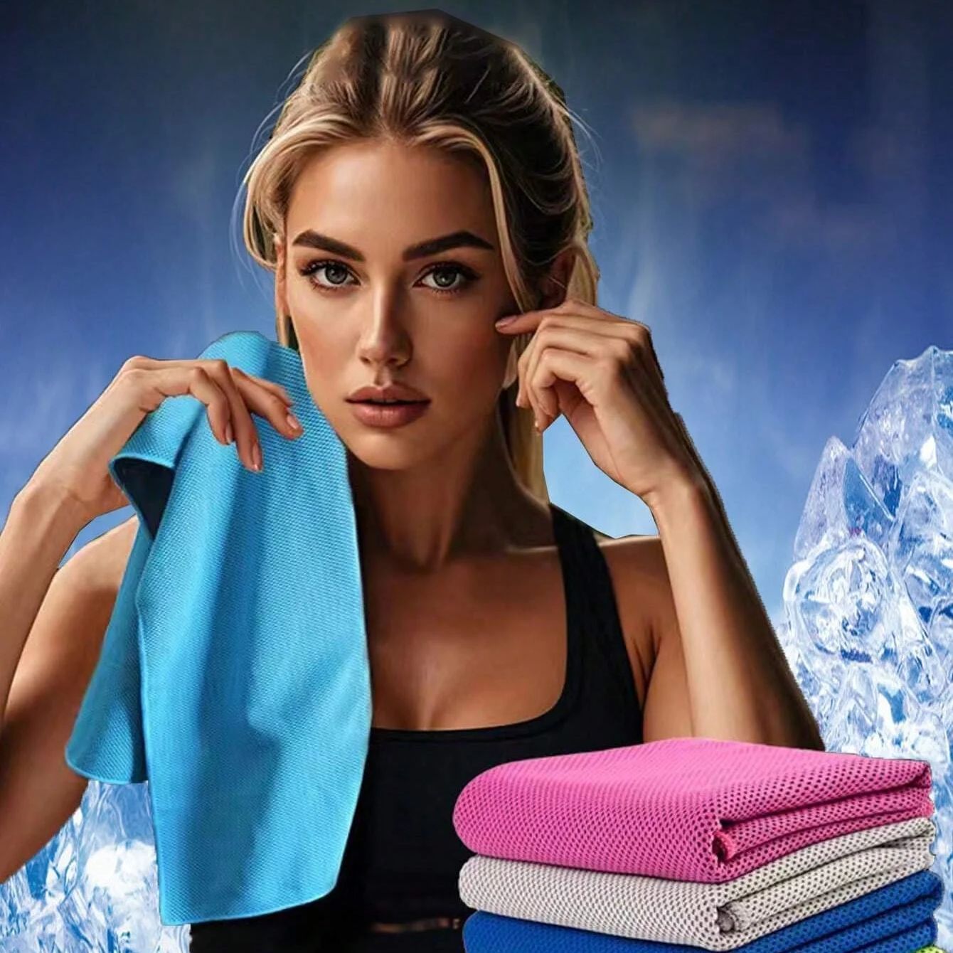 Face Towels For Gym Swimming Yoga Running Cycling