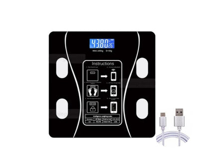 Body Fat Scale 180kg Bluetooth Smart BMI Digital Bathroom Wireless Weight Scales