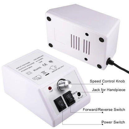 Electric Nail Art File Drill Machine Professional Manicure Pedicure False Set UK