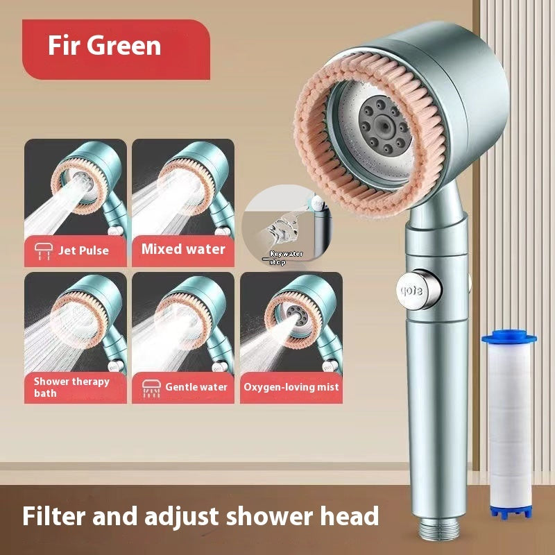Spray Shower Brush Head - Supercharged Shower