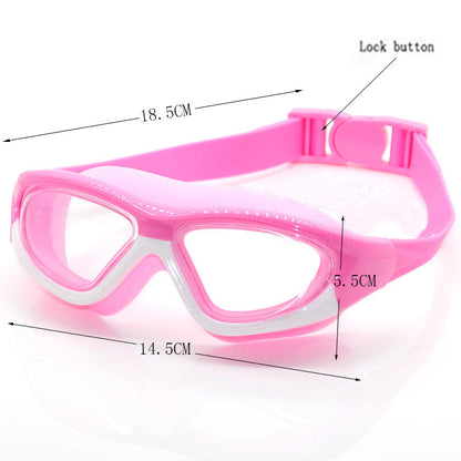 UK Kids Anti-Fog Swimming Goggles with Ear plug and Nose clip-Pool Swim Glasses For Children Boys Girls Swim Uk