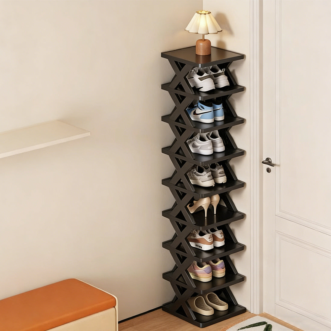 Multi-layer Shoe Rack, Small And Narrow, Simple Shoe Rack For Front Door Storage
