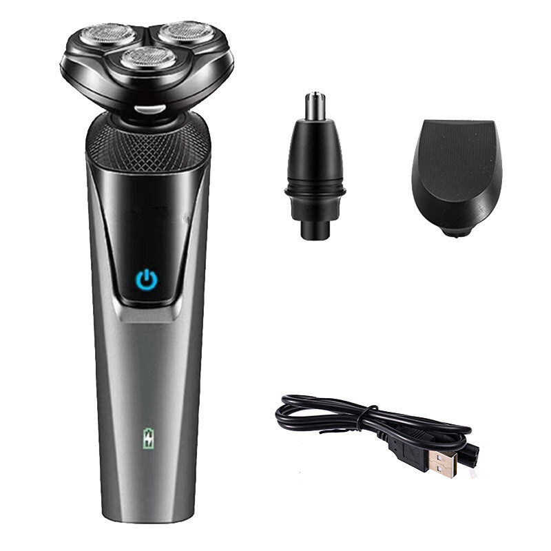 Electric Rotary Shaver Mens Razor Waterproof Wet Dry Cordless Beard Trimmer