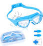 UK Kids Anti-Fog Swimming Goggles with Ear plug and Nose clip-Pool Swim Glasses For Children Boys Girls Swim Uk