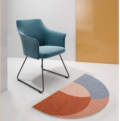 Geometric Pattern Absorbent Floor Mat – Non-Slip, Quick-Drying Entry & Bathroom Rug