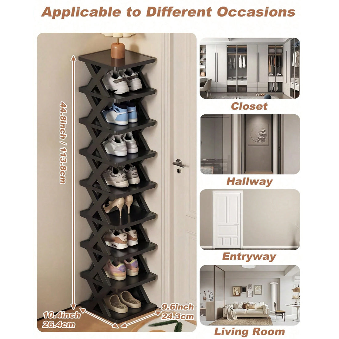 Multi-layer Shoe Rack, Small And Narrow, Simple Shoe Rack For Front Door Storage