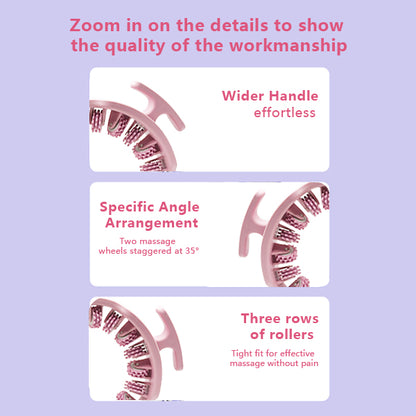 Cellulite Massager Manual Muscle Massager Roller For Leg, Neck, Arm And Foot