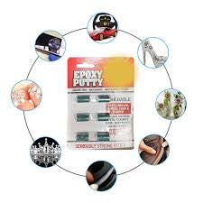 6Pcs of 5g Epoxy Putty – Waterproof, Mouldable, Multi-Purpose Repair