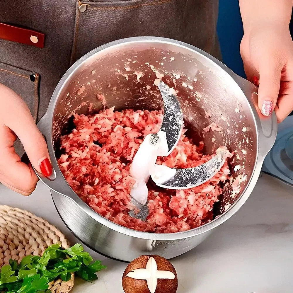 2/3/5L Electric Meat Grinder Mincer Mixer Blender Food Chopper Processor Blender