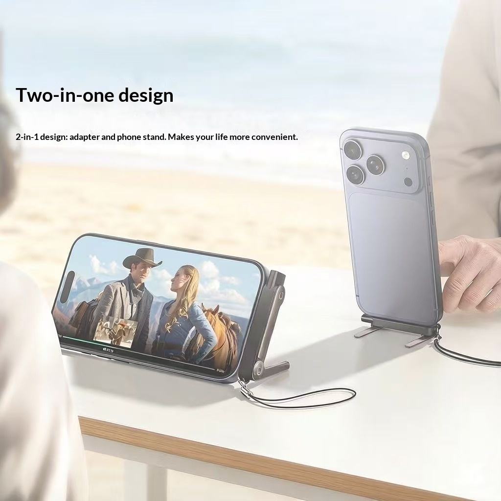 2-in-1 USB C Invisible Charging Stand for iPhone Samsung And Tablet