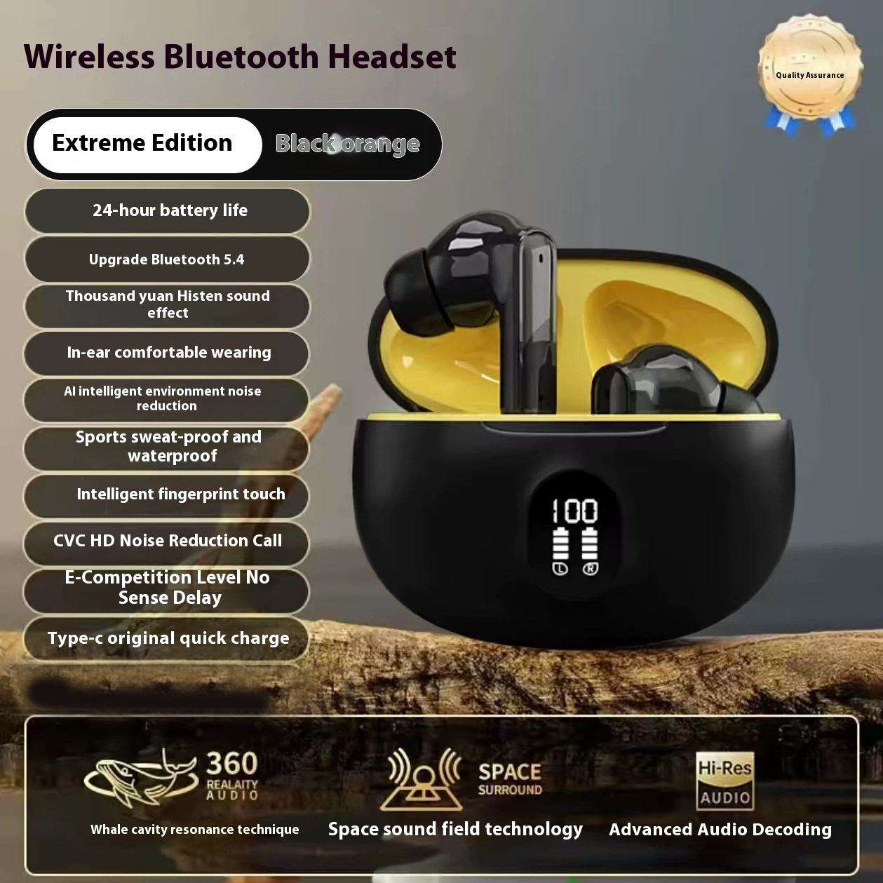 Bluetooth Earbuds TWS Wireless Earphones Air In-Ear Pods Buds for iphone Samsung Android