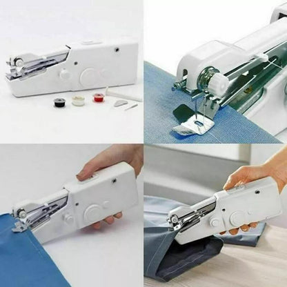 Mini Handheld Cordless Sewing Battery Operated Machine Hand Held Thread Clothes Portable  UK