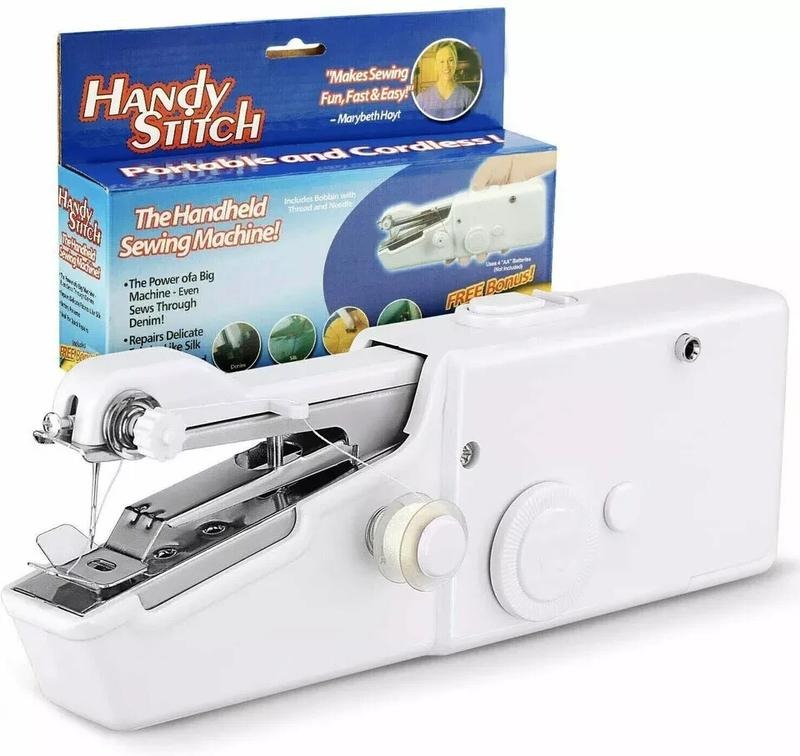Mini Handheld Cordless Sewing Battery Operated Machine Hand Held Thread Clothes Portable  UK
