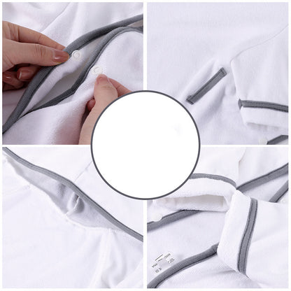 Pet Clothes For Winter, Warm Pajamas For Small And Large Dogs, Cat And Dog Bathrobes, Absorbent Four-legged Clothes