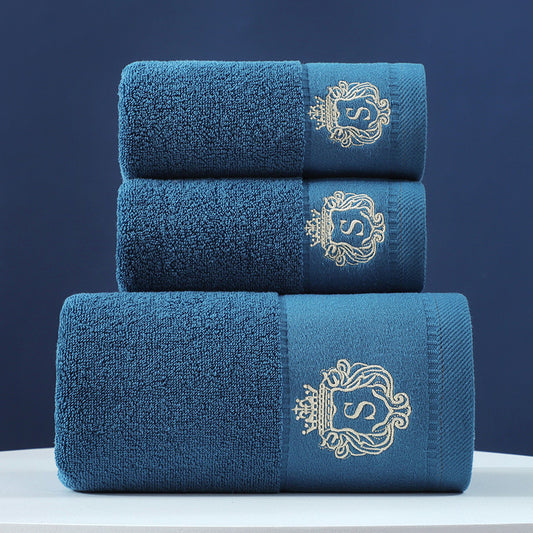 Pure Cotton Towels Three-piece With Hand Bath Towel