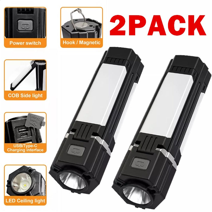Portable LED Camping Lamp Torch Rechargeable Lantern Night Tent  Light