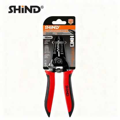Wire Cable Cutter and Stripper Pliers Tool 10-22AWG (0.6-2.6mm)