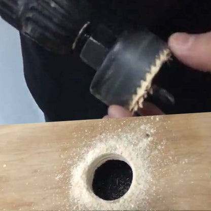 11PCS CUTTER SET Round Circular Drill Cutting Case Kit Metal Alloy Wood