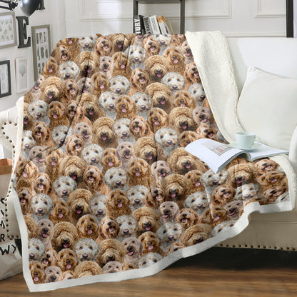 Cockapoos Fleece Blanket Fuzzy Blanket For Kids Adults Cute Puppy Cockapoos Throw Blanket Puppy Dog Animal Pattern Sherpa Blankets Cockapoos Gifts For Women