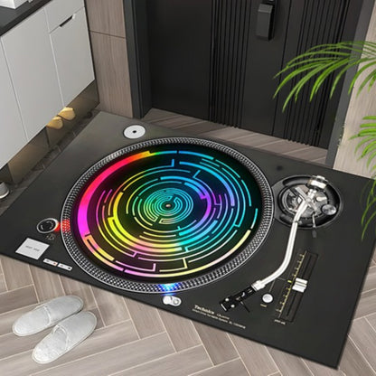 Vintage Creative Floor Mat – Non-Slip, Absorbent & Stylish Home Rug