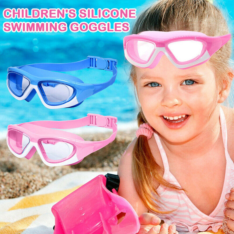 UK Kids Anti-Fog Swimming Goggles with Ear plug and Nose clip-Pool Swim Glasses For Children Boys Girls Swim Uk