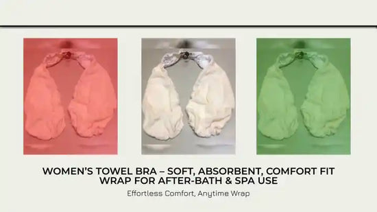 Women&rsquo;s Towel Bra &ndash; Soft, Absorbent, Comfort Fit Wrap for After-Bath &amp; Spa Use by@Outfy