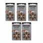Rayovac Extra Advanced Hearing Aid Batteries Size 312 Brown Zinc Air Batteries