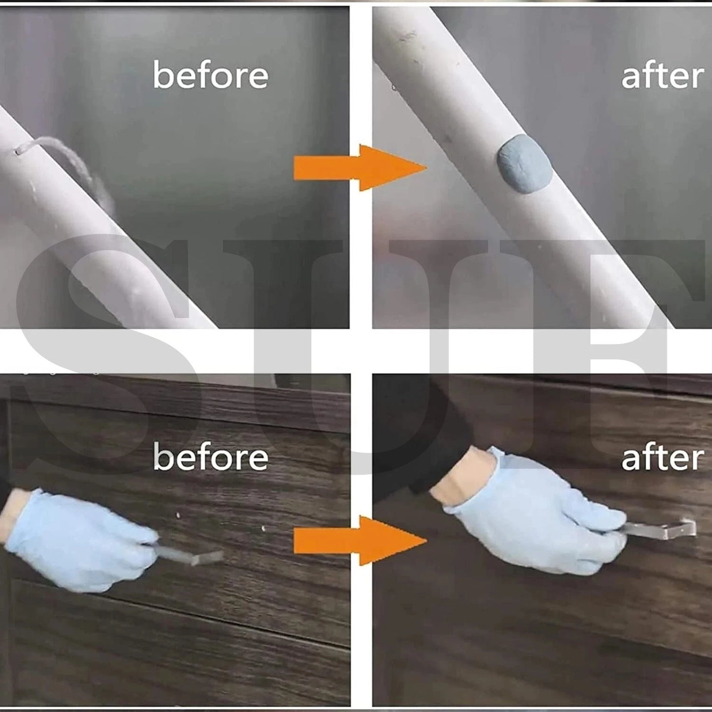 6Pcs of 5g Epoxy Putty – Waterproof, Mouldable, Multi-Purpose Repair