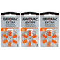 Rayovac Extra Advanced Size 13 Orange Hearing Aid Batteries Zinc Air Exp Long Life