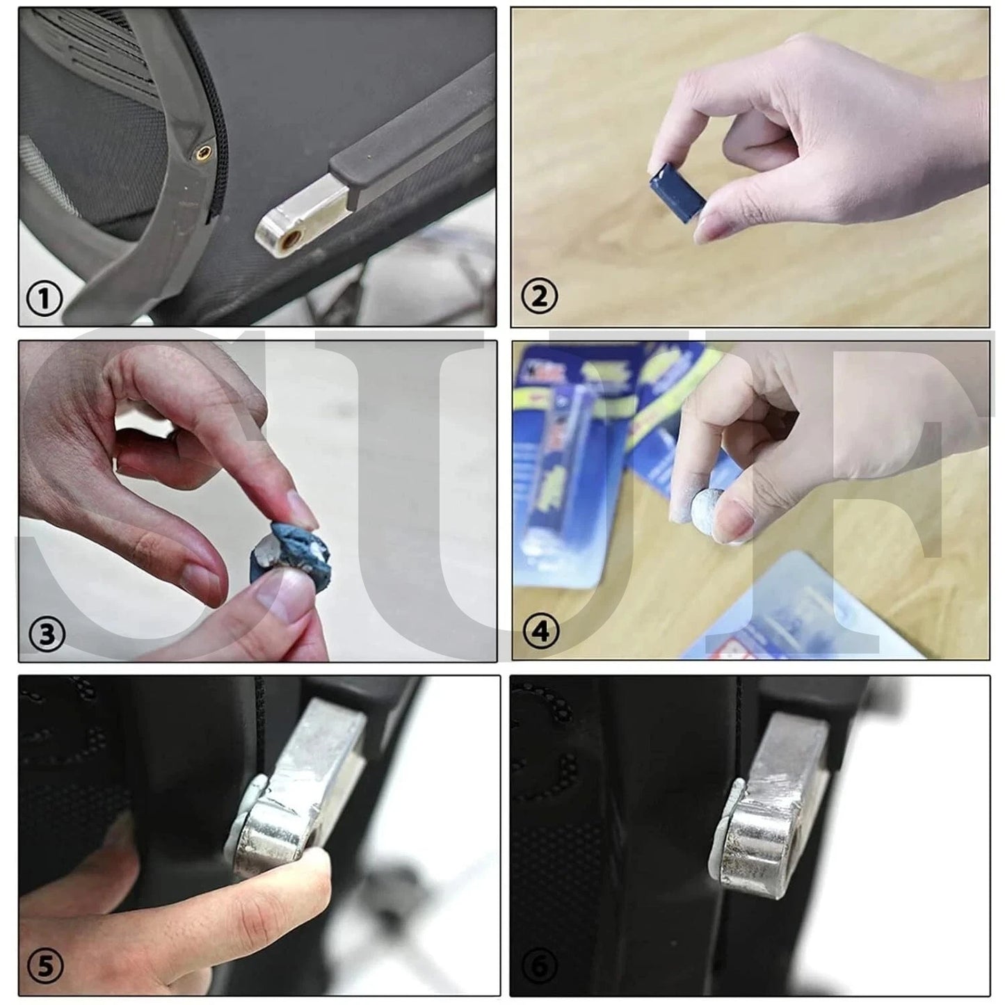 6Pcs of 5g Epoxy Putty – Waterproof, Mouldable, Multi-Purpose Repair